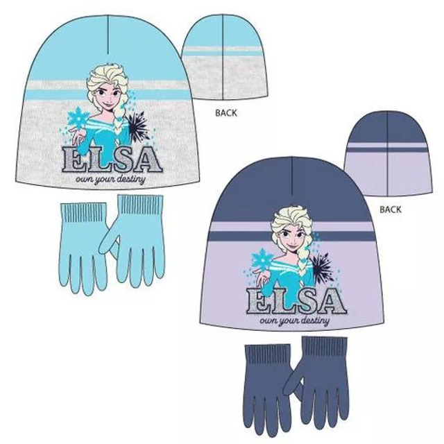❄️ Ensemble Bonnet + Gants Disney Frozen Destiny (Lot de 2)