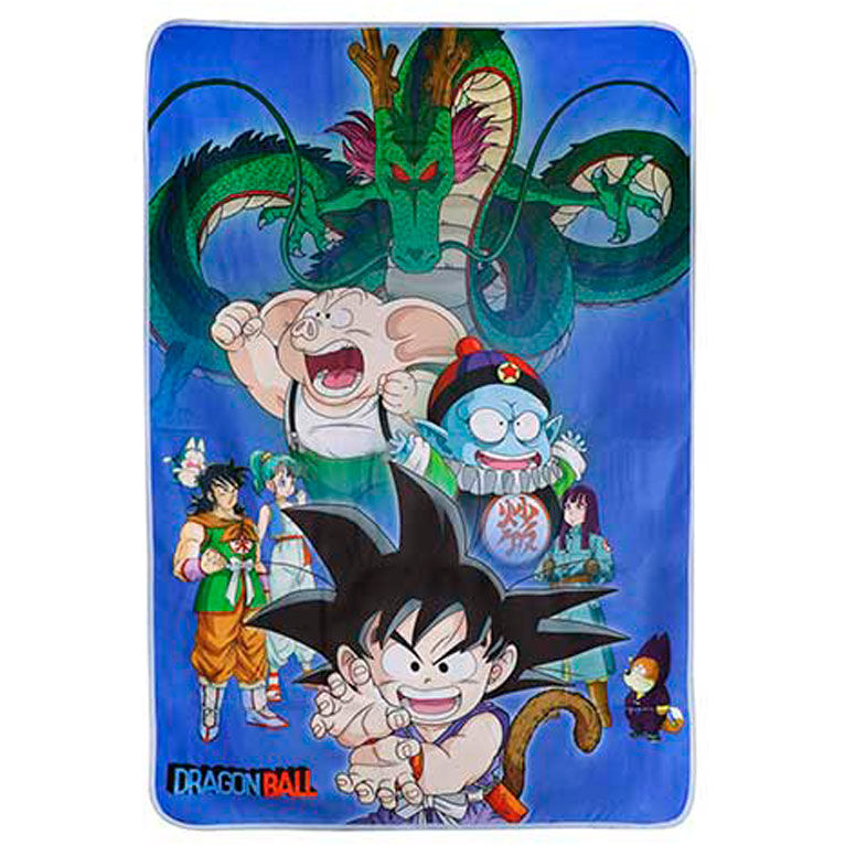 🛏️🐉 Couverture Shenron & Dragon Ball – 100 x 150 cm