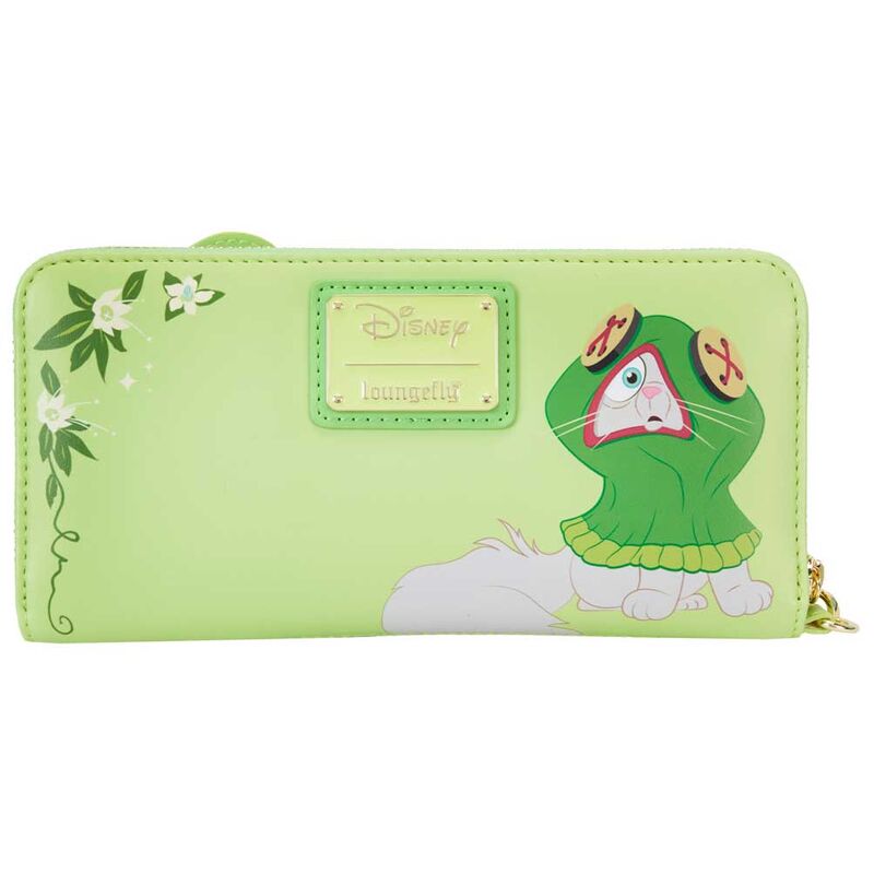 🐸👑 Portefeuille Disney Tiana et la Grenouille – Loungefly lenticulaire (20 × 10 cm)