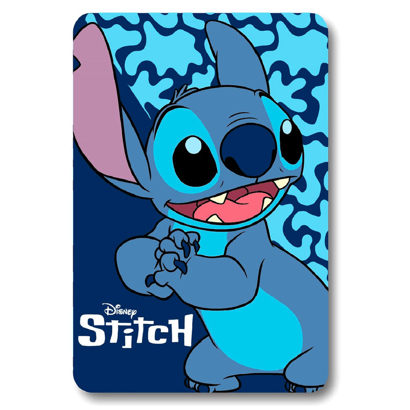🛏️💙 Couverture polaire Stitch – Disney 100 x 140 cm