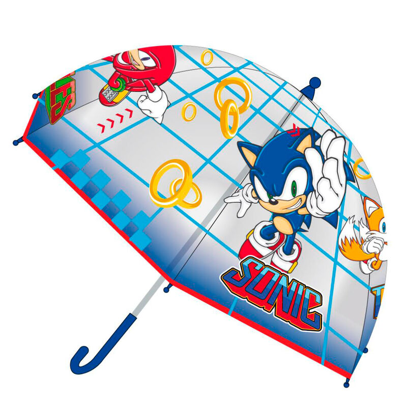 ☔🌀 Parapluie manuel Sonic le Hérisson Bubble – 45 cm