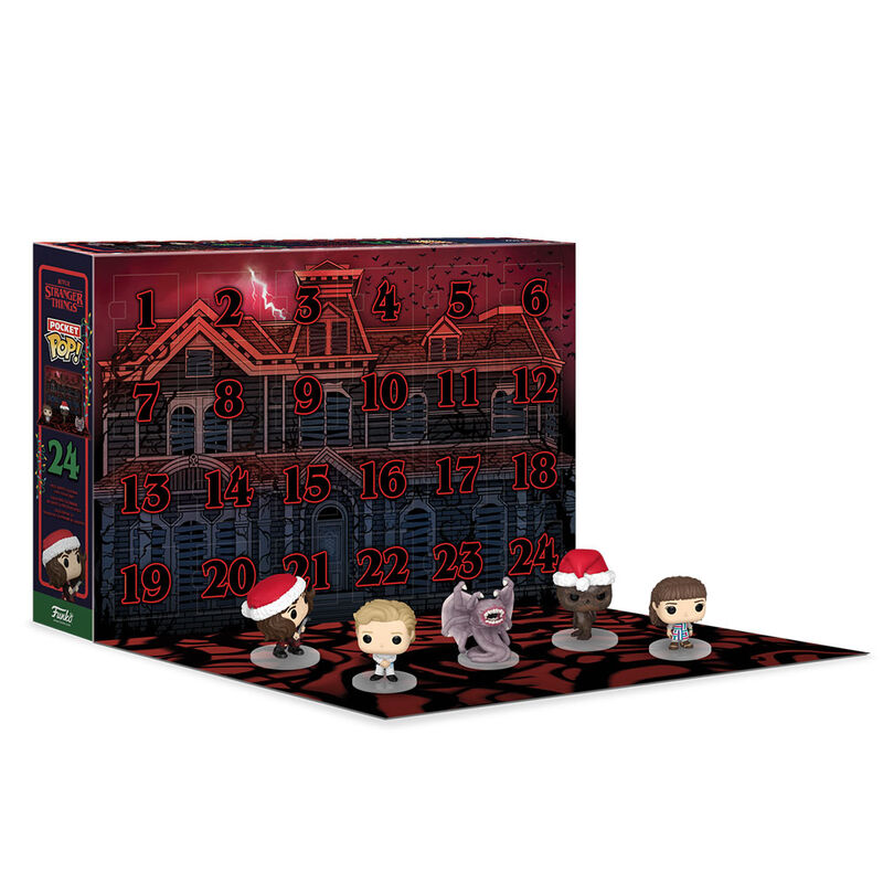 👾 Calendrier de l’Avent Stranger Things – 24 Funko Pocket Pops à Collectionner 💫