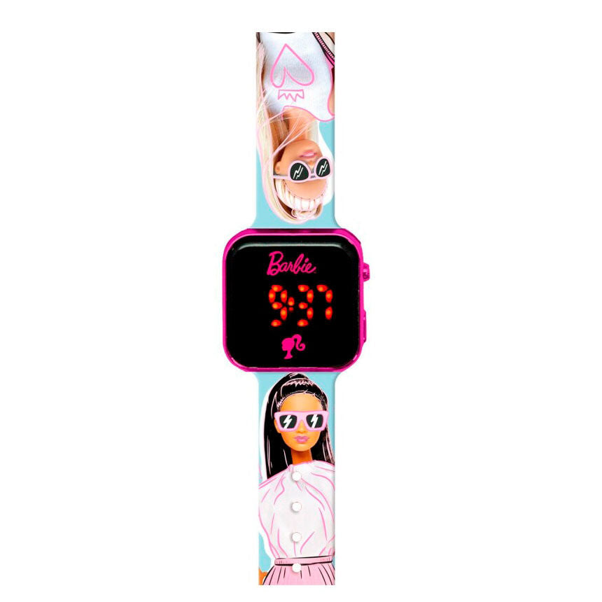 💖⌚ Montre LED Barbie – 18 × 7,5 × 3 cm