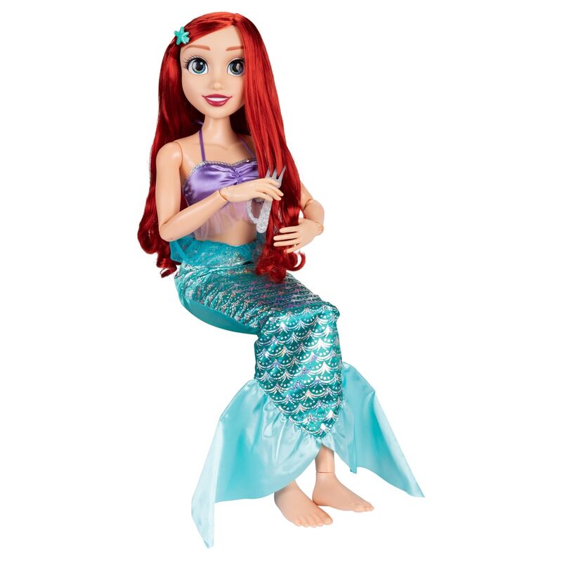 🧜‍♀️ Poupée Ariel 80 cm – Disney La Petite Sirène 🌊
