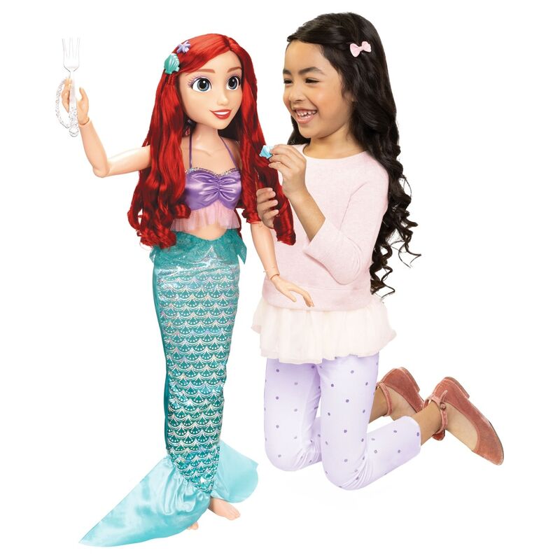 🧜‍♀️ Poupée Ariel 80 cm – Disney La Petite Sirène 🌊