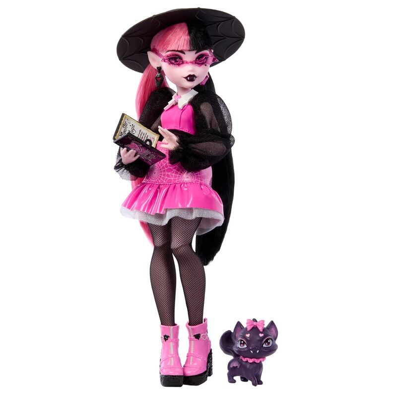 🦇 Poupée Monster High Draculaura – Glamour & Frissons dès 4 Ans 💜