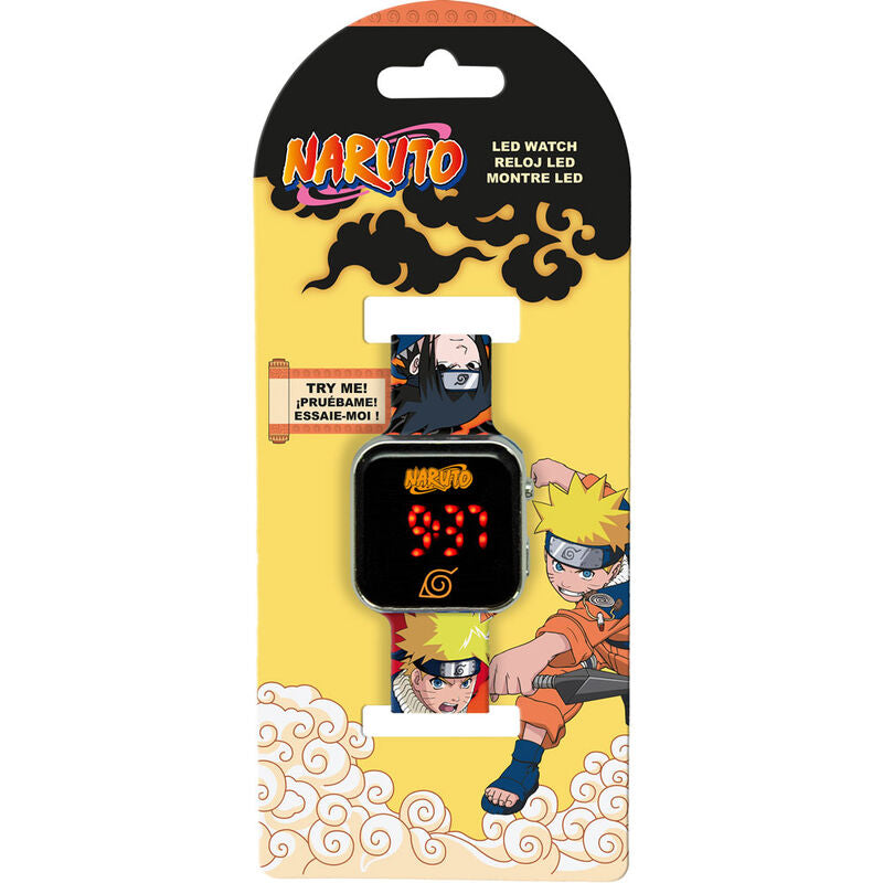 ⌚🔥 Précommande – Montre LED Naruto Shippuden