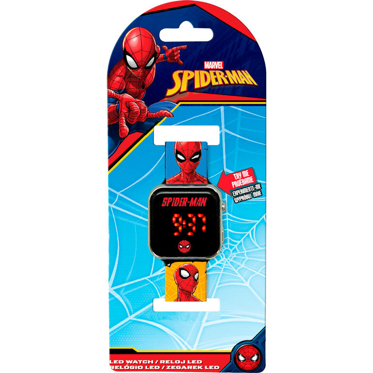 ⌚🕷️ Montre LED – Marvel Spider-Man