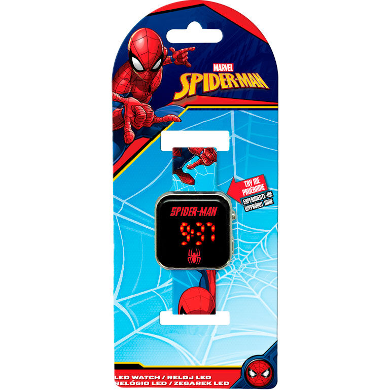 ⌚🕷️ Montre LED – Marvel Spider-Man