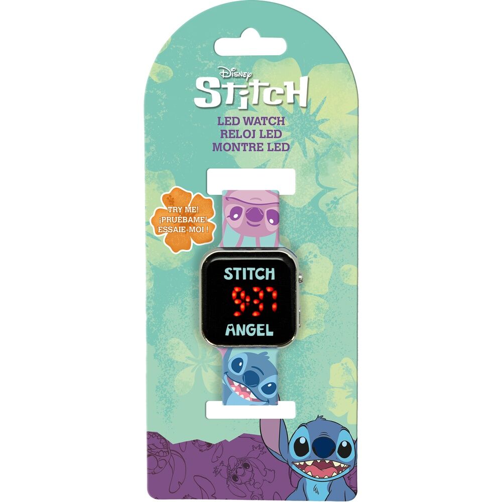 ⌚🌺 Montre LED – Stitch (Disney) ⌚