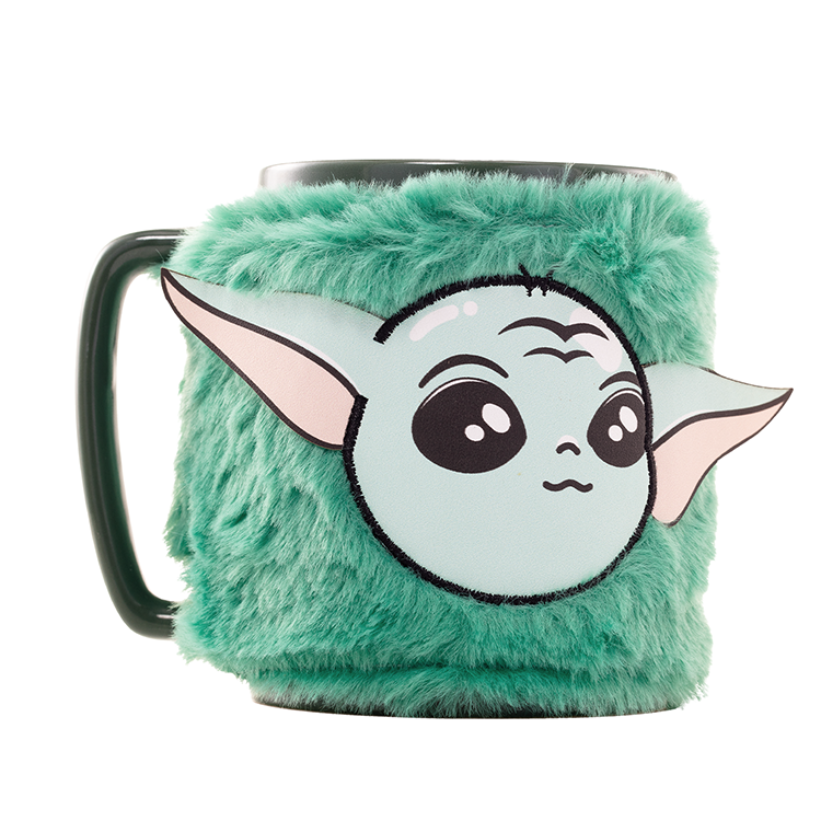 🌌👶☕ Mug à housse en peluche Grogu – Mandalorian Star Wars – 440 ml