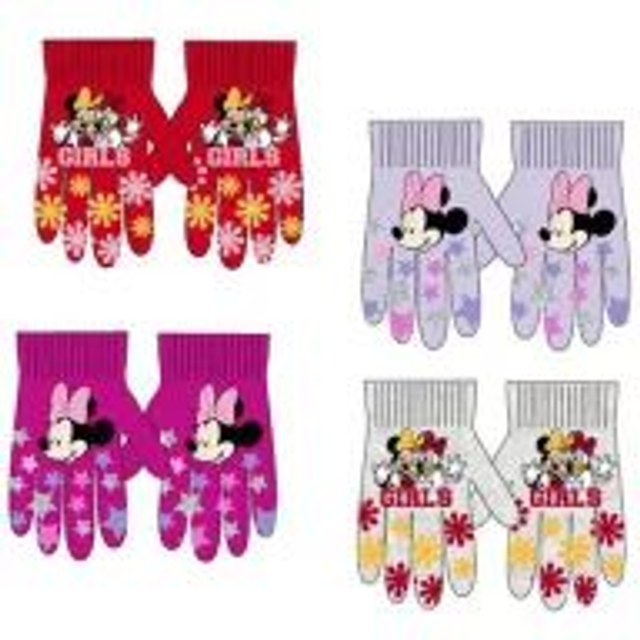 🎀 Gants Disney Minnie Girls – Lot de 4 pour filles