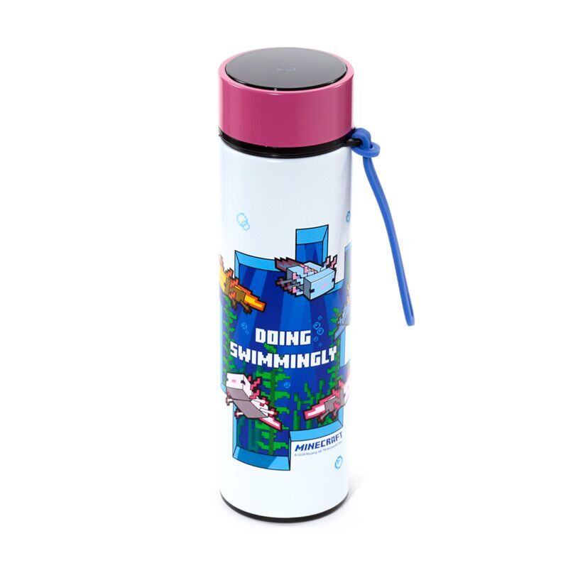 🌊🎮 Bouteille isotherme Axolotl Minecraft – 450 ml