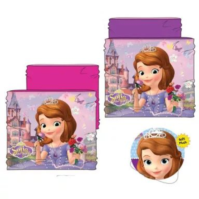 🌀 Écharpe et Tour de Cou Enfant Disney Sofia Bouquet – Lot de 2