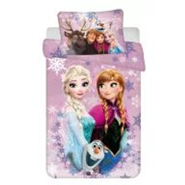 ❄️👑 Parure de lit enfant Disney Frozen – Purple Frosty 🛏️💜