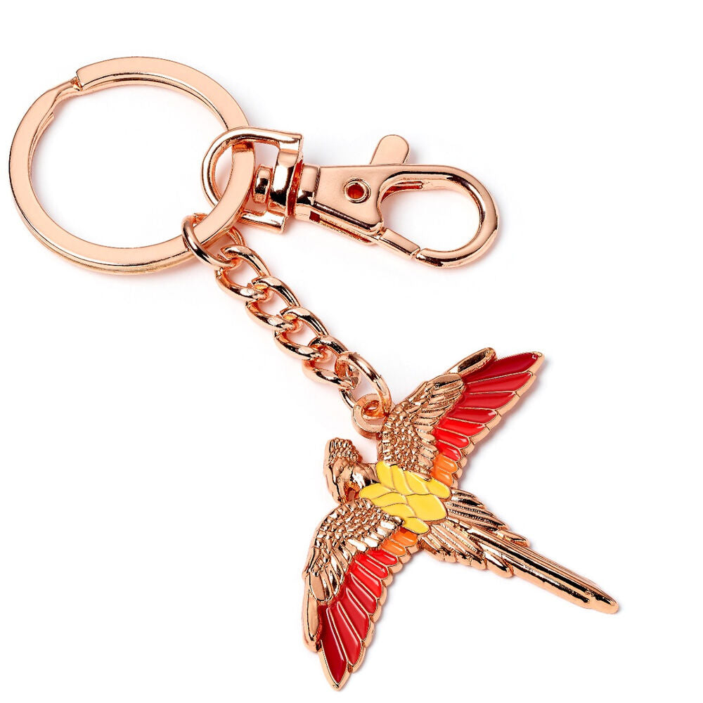 🪶✨🔑 Porte-clés Fawkes – Harry Potter