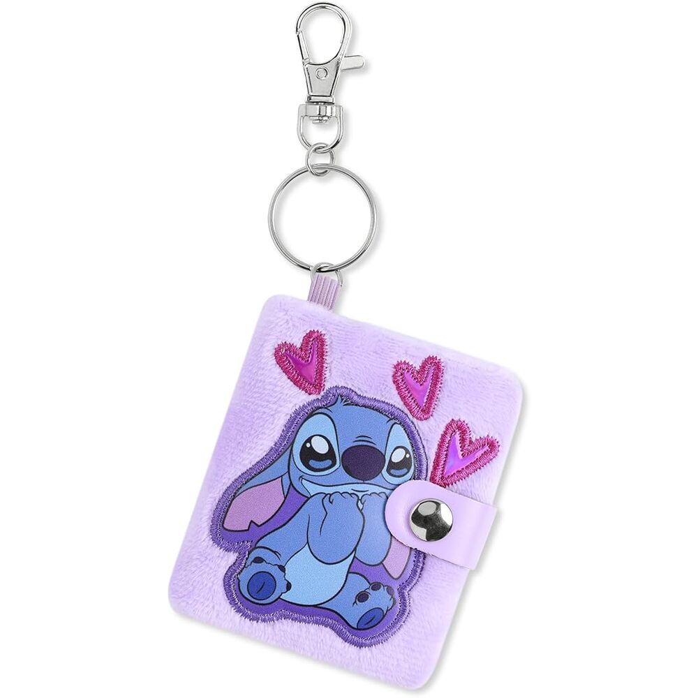 💙📒🔑 Bloc-notes porte-clés Stitch – Disney