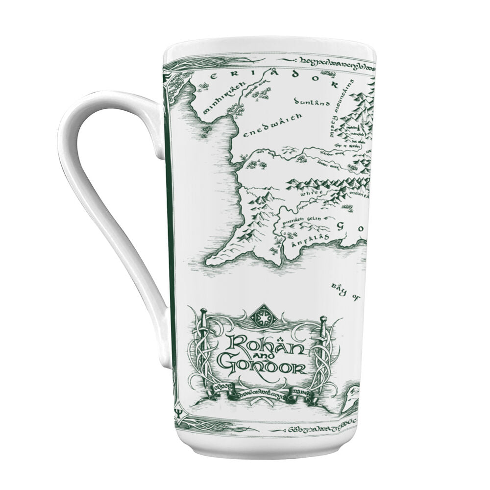 🗺️☕ Mug Carte – Le Seigneur des Anneaux – 470 ml