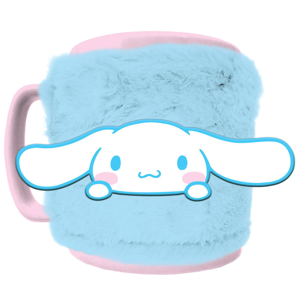 🎀☕ Mug peluche Hello Kitty & Cinnamoroll – 440 ml