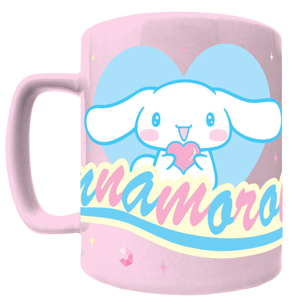 🎀☕ Mug peluche Hello Kitty & Cinnamoroll – 440 ml