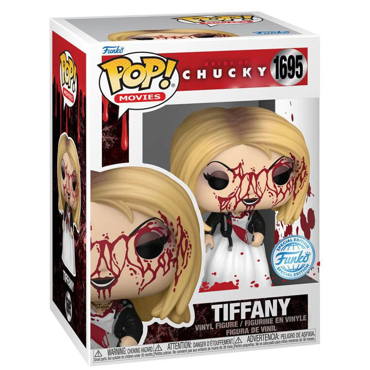 💀🎀 Figurine Funko POP Tiffany Exclusive – La Fiancée de Chucky – 9 cm