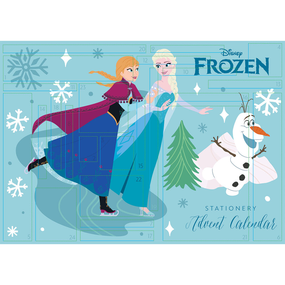 ❄️ Calendrier de l’Avent Disney La Reine des Neiges – 24 Jours de Papeterie Enchantée 💫