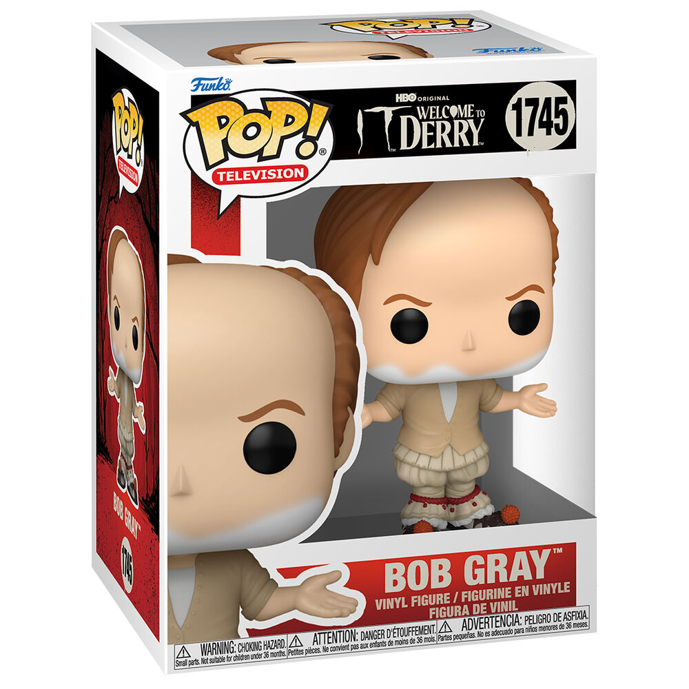 🎈🕴️ Figurine POP! IT – Bienvenue à Derry : Bob Gray