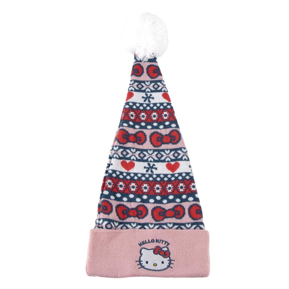 🎀🎅 Bonnet de Noël Hello Kitty – Douceur festive garantie