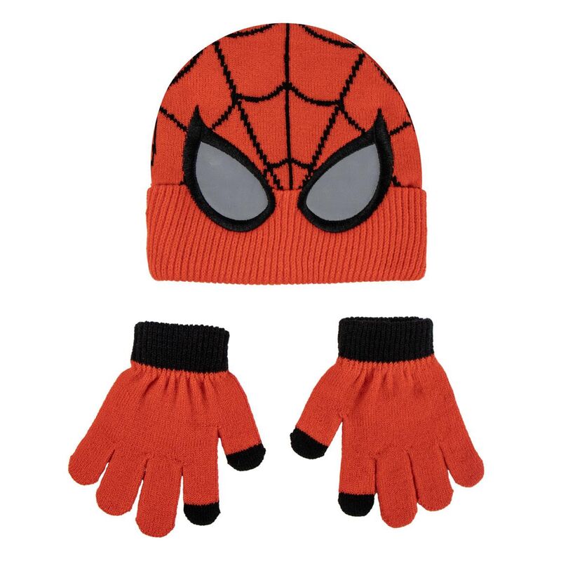 🕷️🧢 Ensemble Hiver Spider-Man – Chapeau & Gants