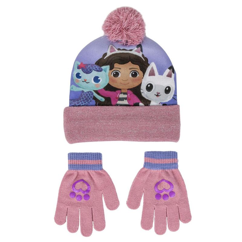 🐱 Ensemble Hiver Gabby 🧤 – Chapeau & Gants