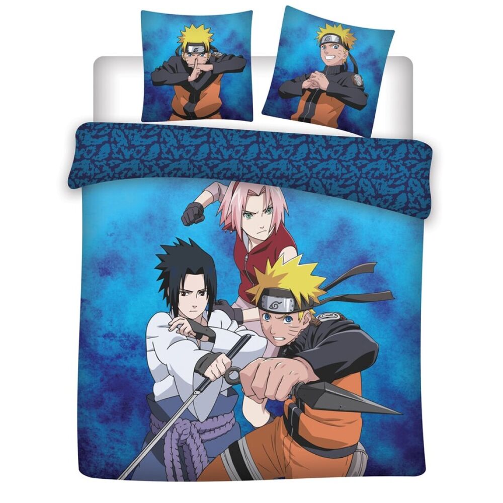 🍥⚔️ Housse de couette Naruto Shippuden – 240 × 220 cm
