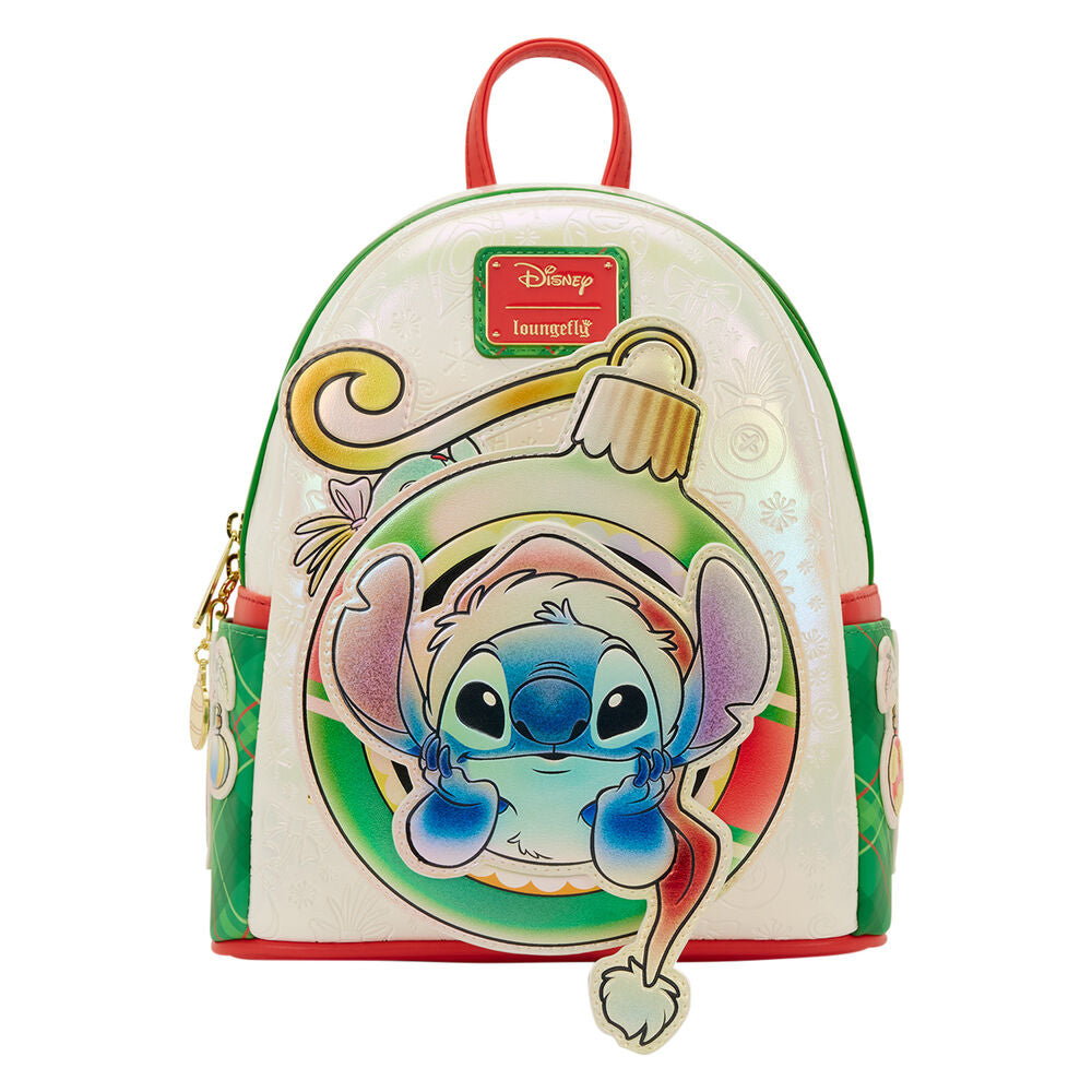 💙 Loungefly Disney Stitch – Sac à dos Holiday 26cm 🎁