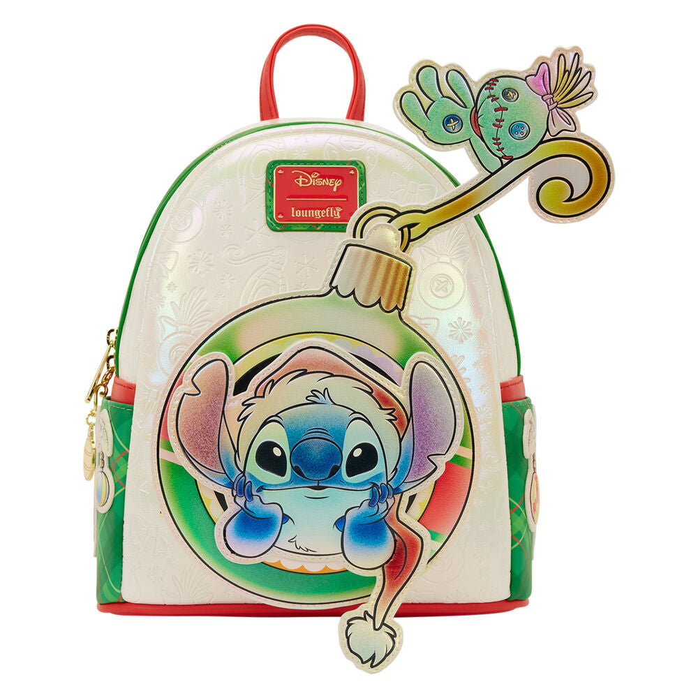 💙 Loungefly Disney Stitch – Sac à dos Holiday 26cm 🎁