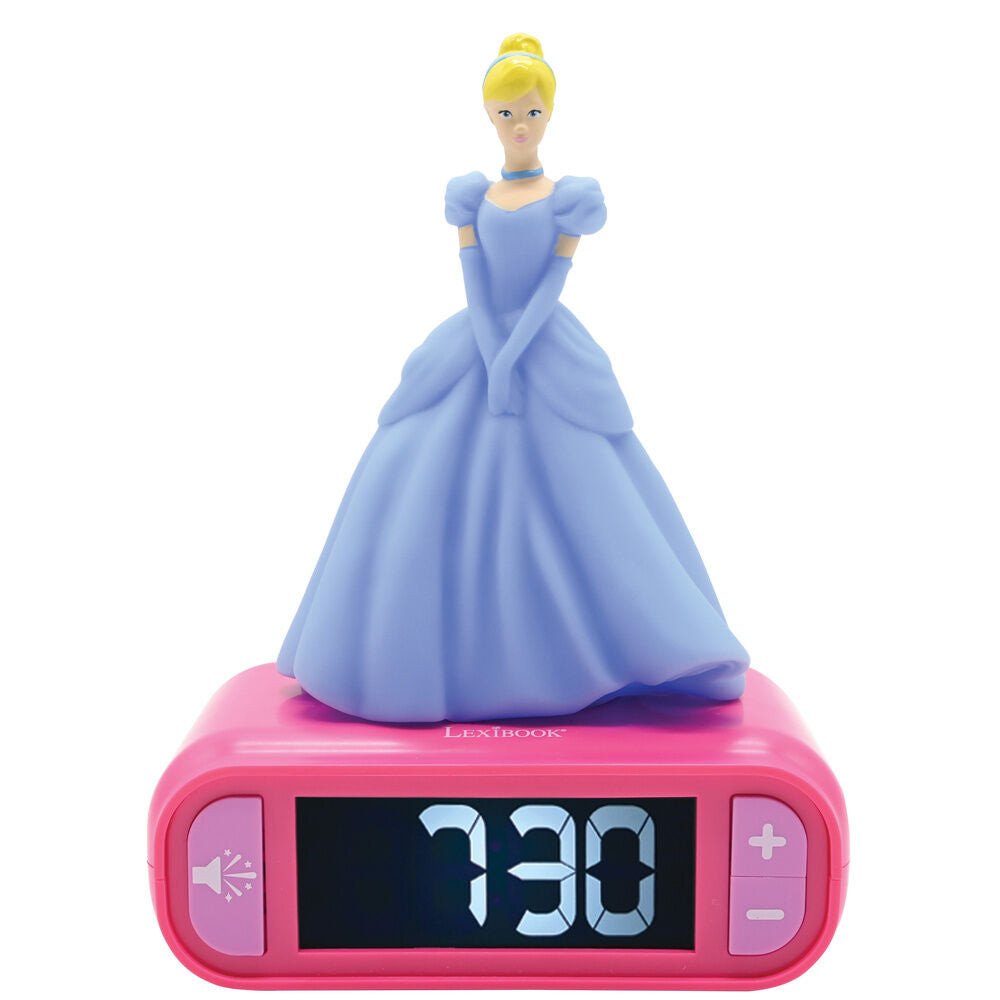 ⏰👑 Réveil veilleuse 3D – Disney Cendrillon