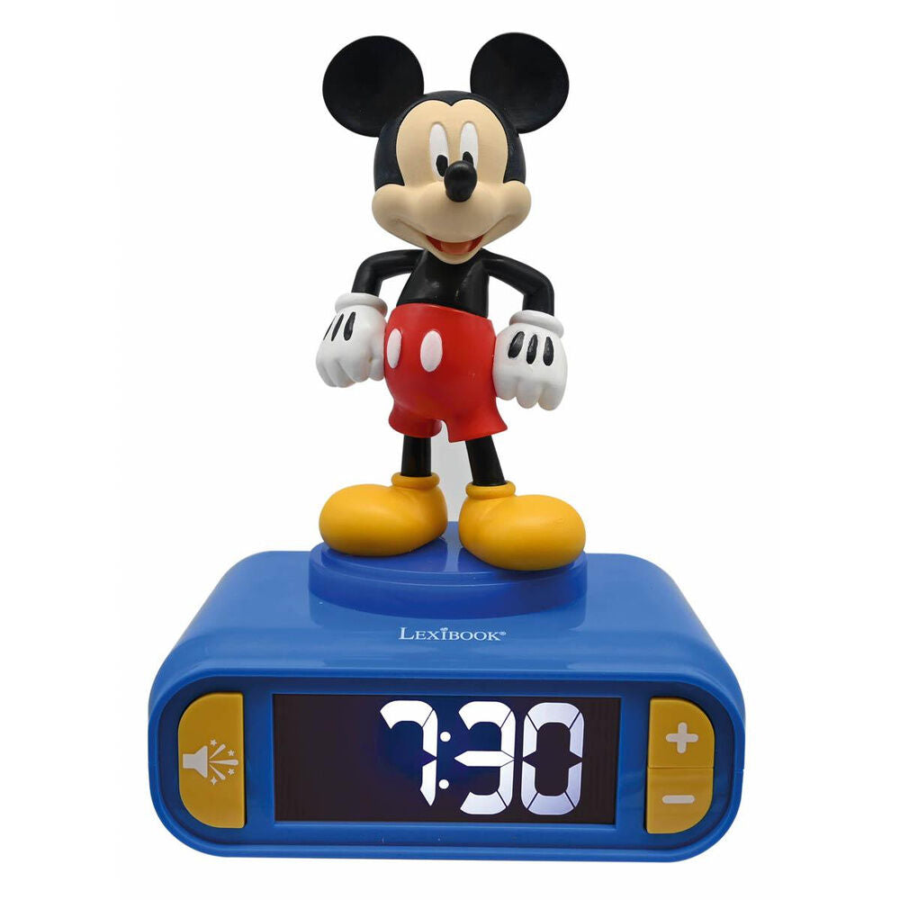 ⏰🐭 Réveil veilleuse 3D – Disney Mickey Mouse