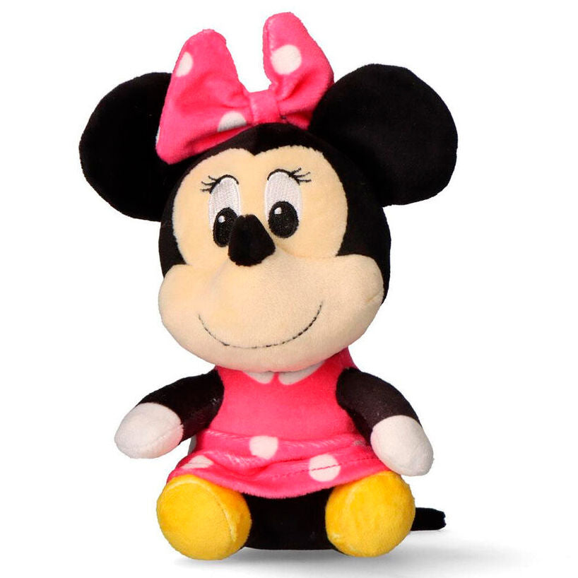 🎀🔑 Porte-clés en peluche Minnie Mouse – Disney – 9 x 12,5 x 6 cm