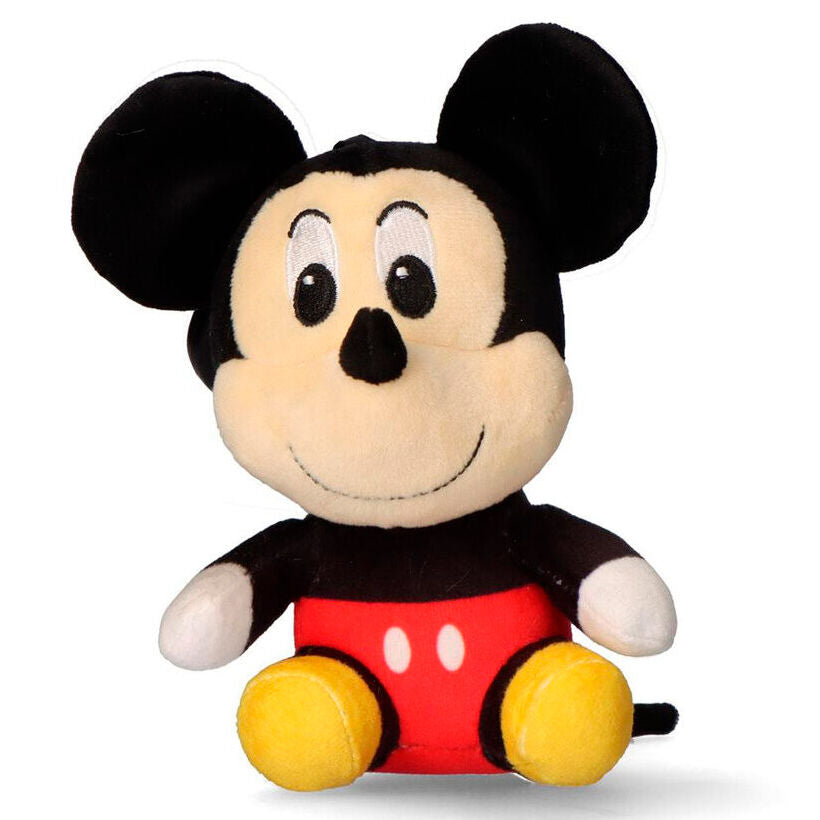 🐭🔑 Porte-clés en peluche Mickey Mouse – Disney – 9 x 12,5 x 6 cm