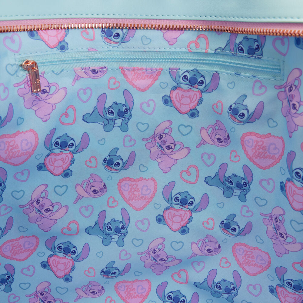 💖 Sac Loungefly Disney – Angel & Stitch True Love