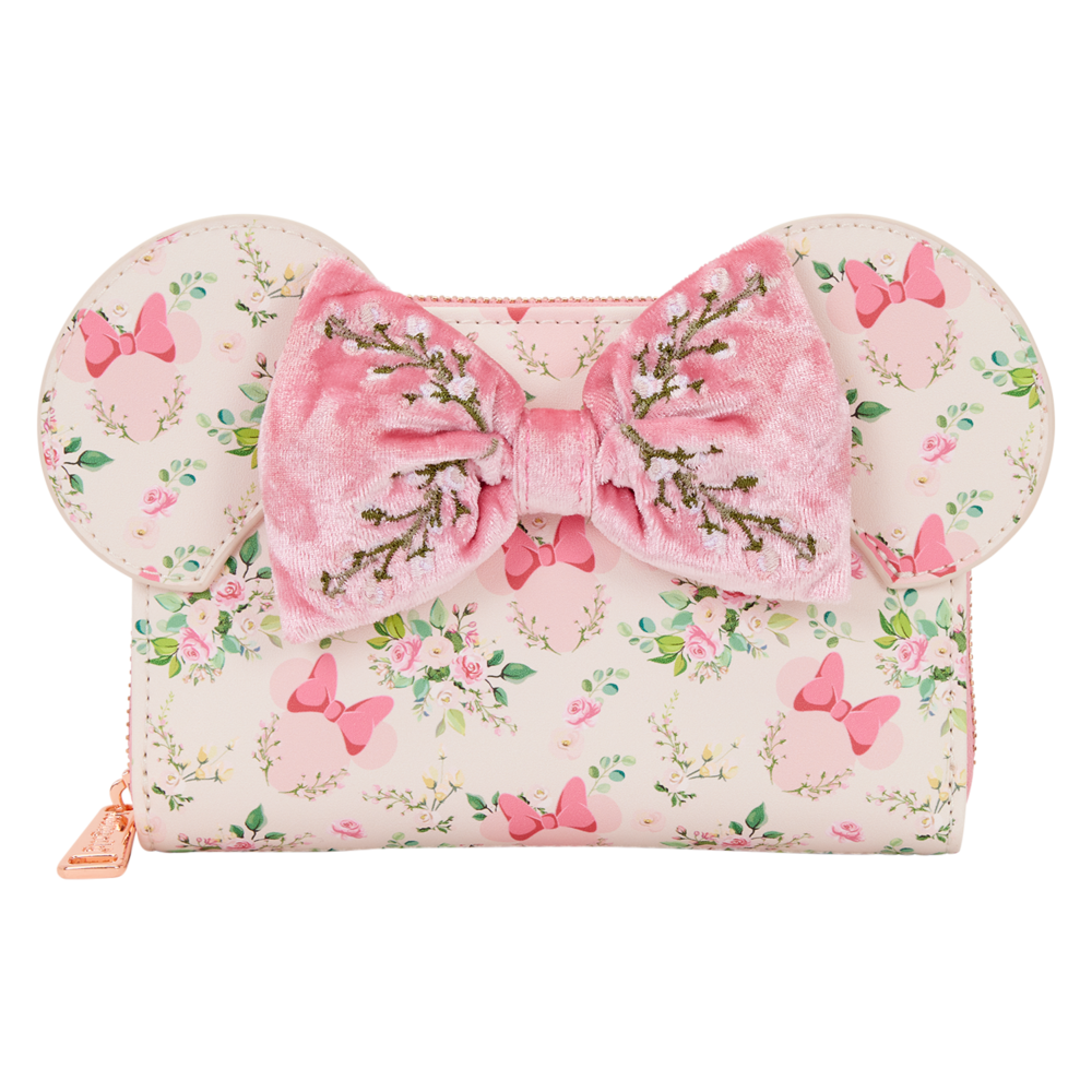 Portefeuille Floral Minnie – Élégance Enchantée par Loungefly