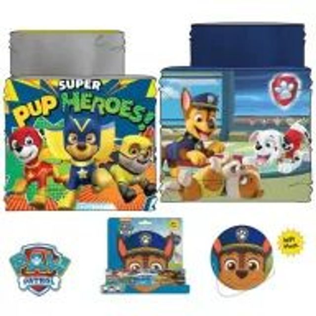 🐾 Écharpe et Tour de Cou Enfant Pat’Patrouille Heroes – Lot de 2
