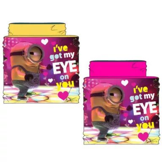 💛 Écharpe et Tour de Cou Minions Eye on You pour Enfant – Lot de 2