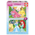 👑✨ Puzzle Princesses Disney – 2 × 20 pièces
