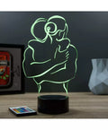 💞✨ Lampe Illusion 3D Couple Enlacé