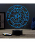 🌼✨ Lampe Illusion 3D Mandala