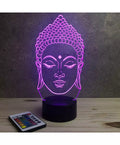🧘♂️✨ Lampe Illusion 3D Tête de Bouddha
