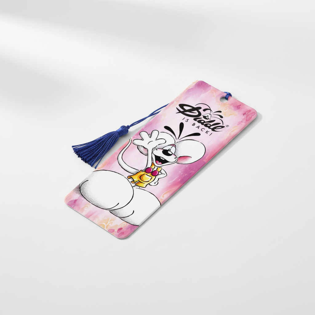 🐭📖✨ Marque‑page 3D lenticulaire Diddl – Un accessoire magique pour vos lectures