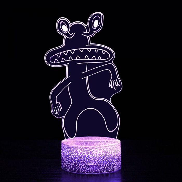 🌸💡 Lampe 3D Pink – Rainbow Friends Roblox