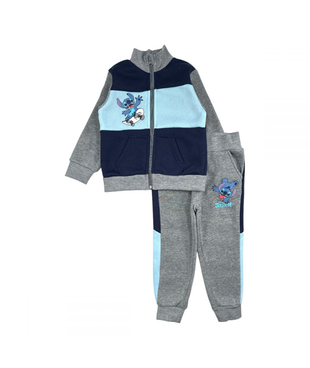 💙🌺 Ensemble Jogging & Veste Lilo & Stitch – Garçon – Taille 2 ans