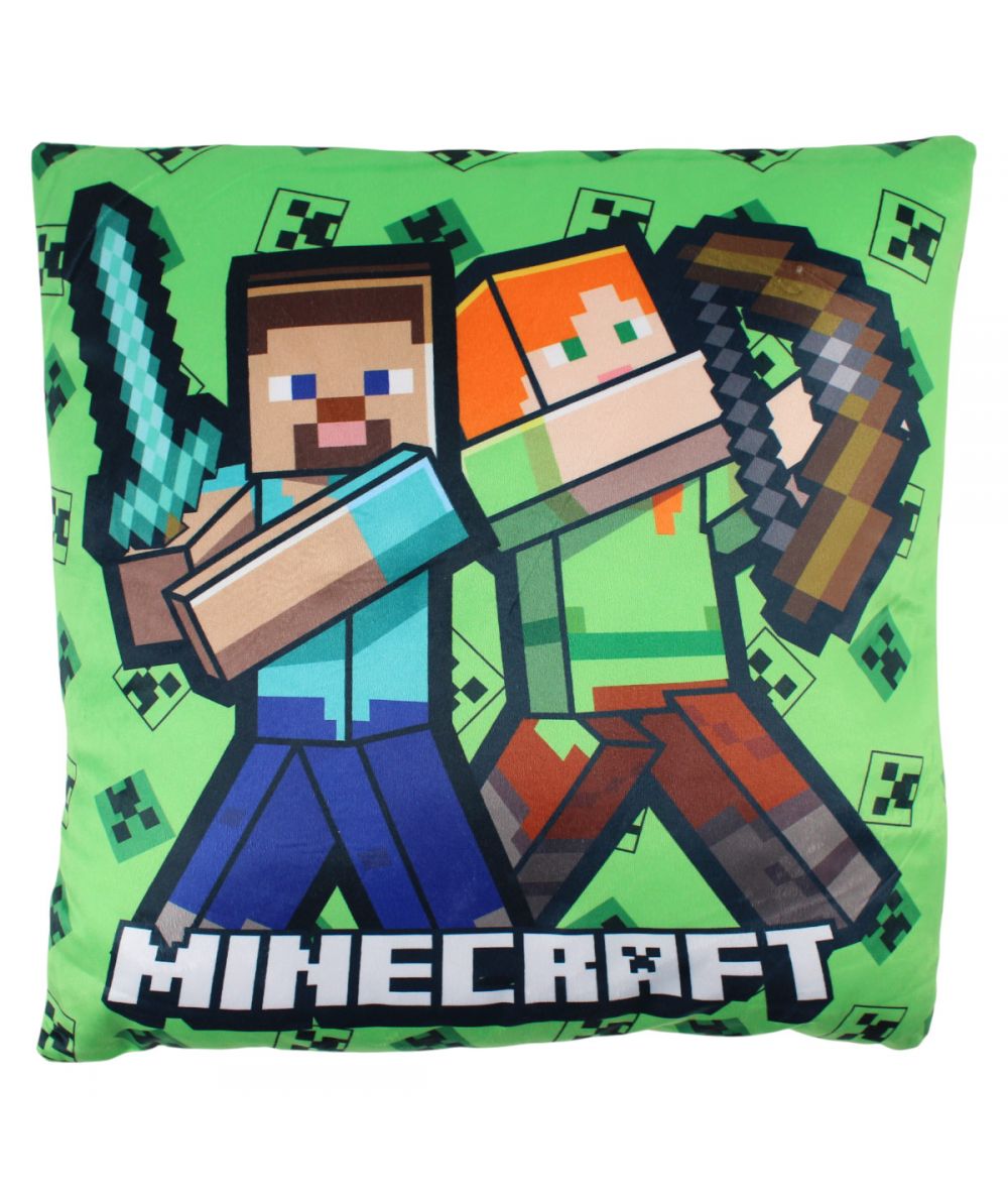 ⛏️🟩 Coussin Minecraft – Décoratif