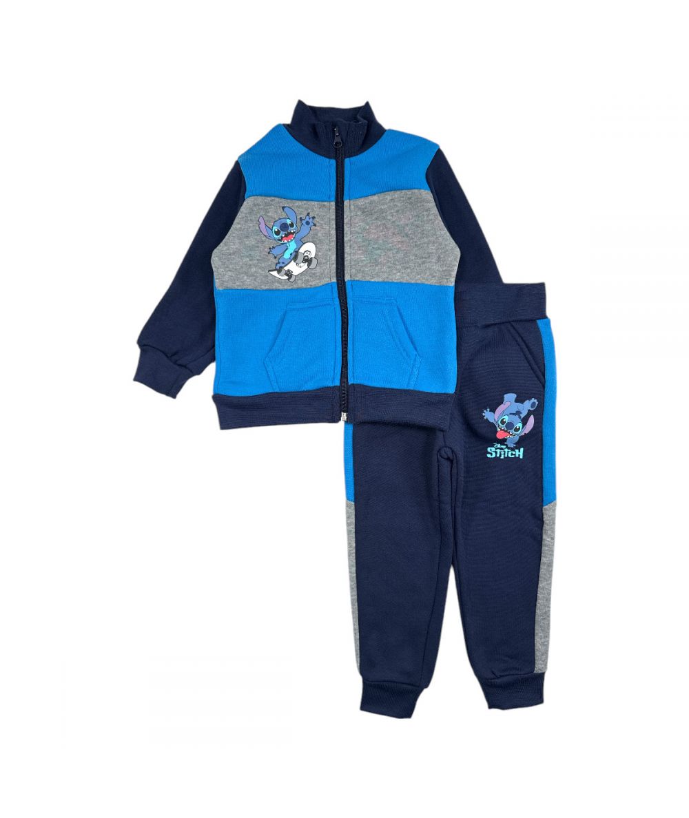 💙🌺 Ensemble Jogging & Veste Lilo & Stitch – Garçon – Taille 2 ans
